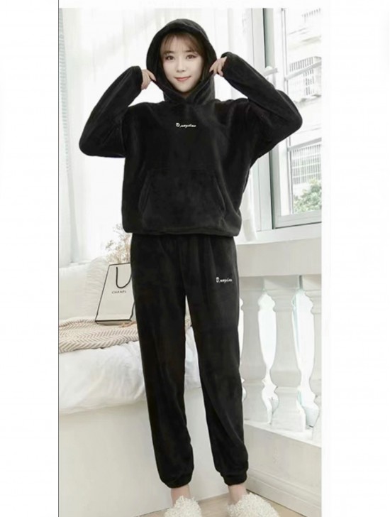 Soft Sweat Shirt W/ Hood and Sweatpants Set